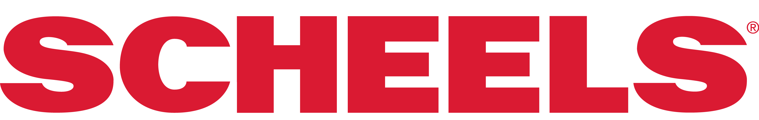 SCHEELS logo red